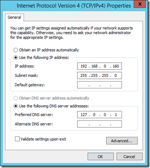 Internet Protocol Version 4 - Properties IP Address