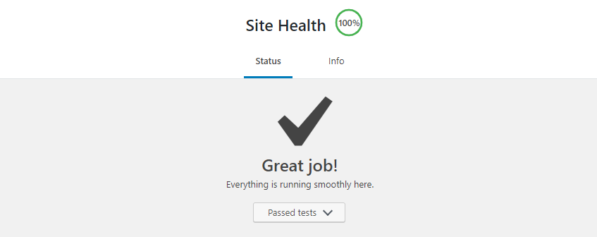 WordPress Site Health