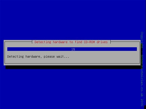 Debian detects hardware